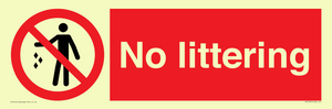 No littering